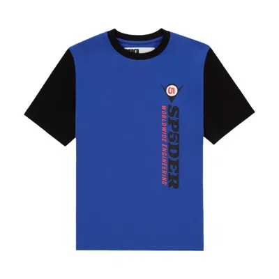 Pre-owned Sp5der Engineer Tee 'blue' | Men's Size Xs
