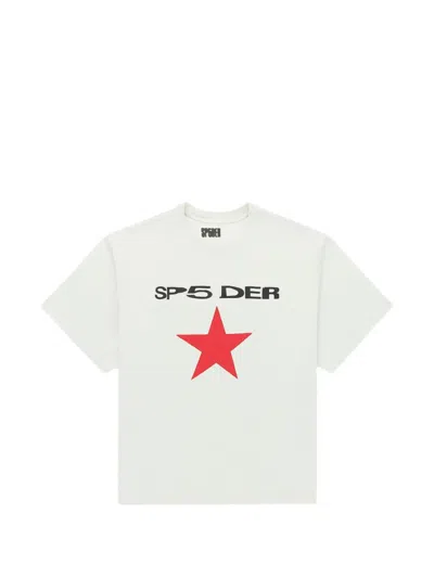 Sp5der Five Point T-shirt In White