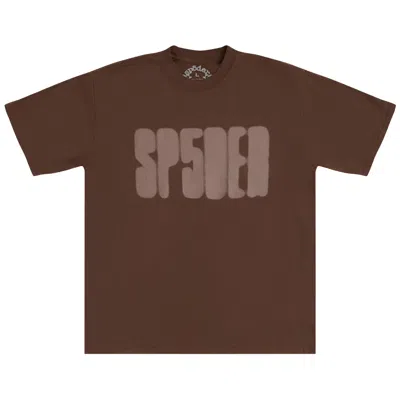 Pre-owned Sp5der Focused Logo Tee 'brown' | Men's Size L