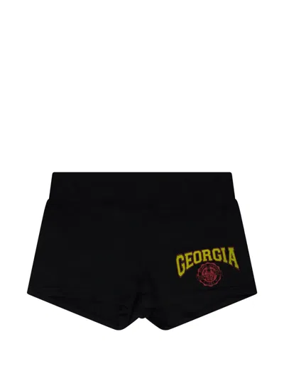 Sp5der Georgia Logo-print Shorts In Multi
