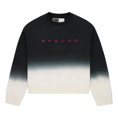 Pre-owned Sp5der Gradient Crewneck 'black' | Men's Size Xxl