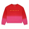 Sp5der Gradient Crewneck 'red'