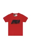 Sp5der Graphic-print T-shirt In Red