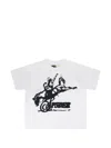 Sp5der Graphic-print T-shirt In White