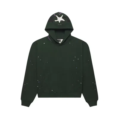 Pre-owned Sp5der Heavy Web Hoodie 'dark Green' | Men's Size Xl