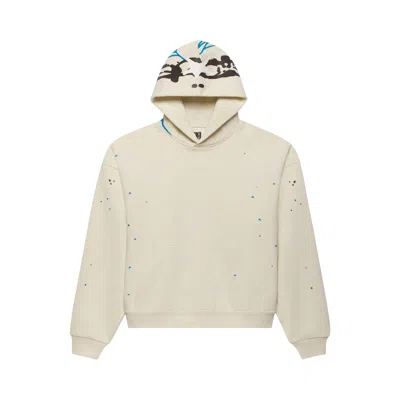 Pre-owned Sp5der Heavy Web Hoodie 'foam' | Cream | Men's Size Xl