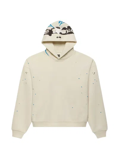 Sp5der Heavy Web Long-sleeve Hoodie In Green