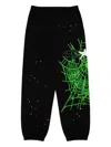 Sp5der Heavy Web Track Pants In Black