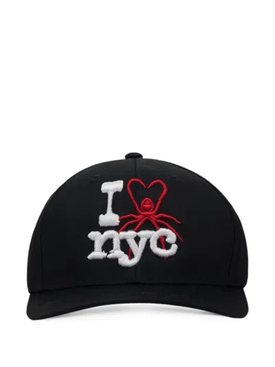 Sp5der I Sp5 Nyc Baseball Cap In Black