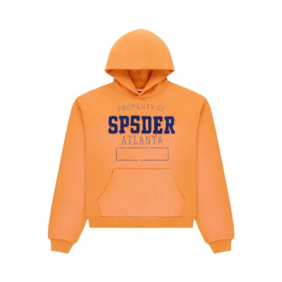 Pre-owned Sp5der Issue 404 Hoodie 'tree Poppy' | Orange | Men's Size S