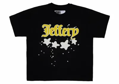 Pre-owned Sp5der Jeffery Heavyweight Tee Shirt In Black