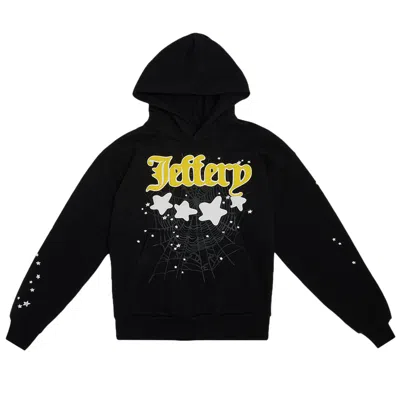 Pre-owned Sp5der Jeffery Hoodie 'black'