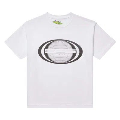 Pre-owned Sp5der Jumbo Globe Tee 'white'