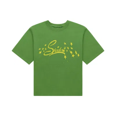 Pre-owned Sp5der Kelly Green Cuntry Spray Tee 'kelly Green' | Men's Size S