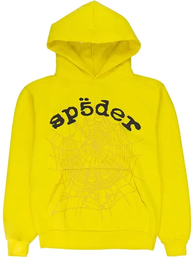 Sp5der Legacy Hoodie In Yellow