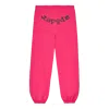 Sp5der Logo-print Joggers In Pink