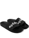 Sp5der Logo-embossed Slides In Blue