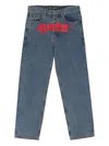 Sp5der Blue V3 Straight-fit Jeans In Blue
