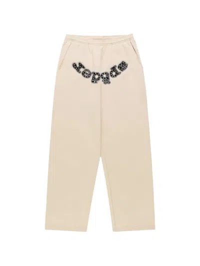 Sp5der Logo-print Rhinestone-embellished Track Pants In Multi