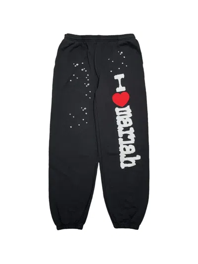 Sp5der Logo-print Track Pants In Black