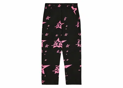 Pre-owned Sp5der Men's  5 Star Work Pant In Black