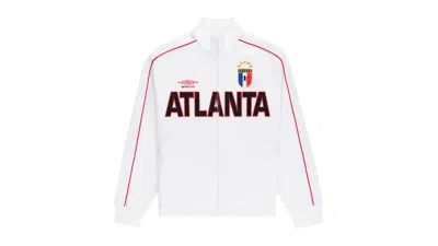 Pre-owned Sp5der Men's  Atlanta Track Jacket In White