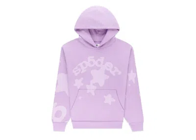 Pre-owned Sp5der Men's  Beluga V2 Hoodie In Acai In Purple