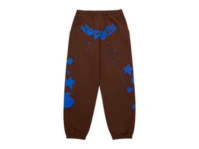 Pre-owned Sp5der Men's  Beluga V2 Sweatpant In Brown