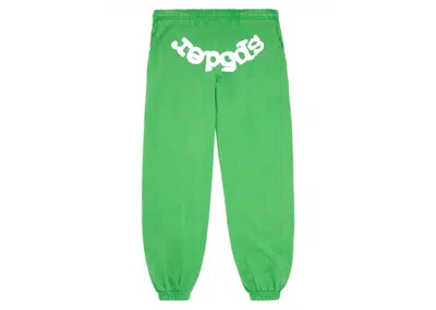 Pre-owned Sp5der Men's  Classic Sweatpant In Slime Green
