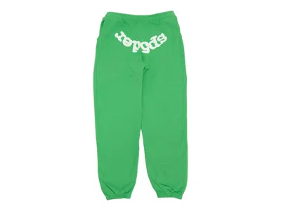 Pre-owned Sp5der Men's  Classic Sweatpant In Slime Green
