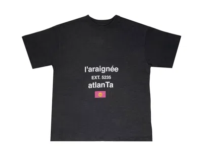 Pre-owned Sp5der Men's  L'araignee T-shirt In Black