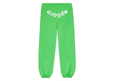 Pre-owned Sp5der Men's  Legacy Sweatpant In Green