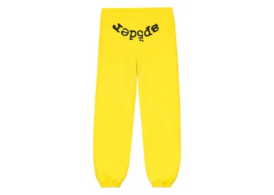 Pre-owned Sp5der Men's  Legacy Sweatpant In Yellow