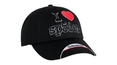 Pre-owned Sp5der Men's  Souvenir 6panel Hat In Black