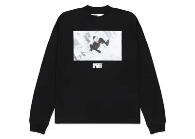 Pre-owned Sp5der Men's  Spidey Boy Long Sleeve Heavyweight Tee Shirt In Black