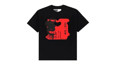 Pre-owned Sp5der Men's  Toast Tee Shirt In Black