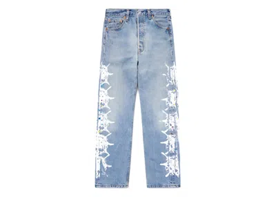 Pre-owned Sp5der Men's  Vintage Web Jean In Denim