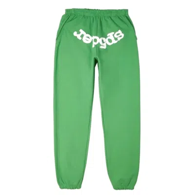 Pre-owned Sp5der Men's  Websuit Sweatpant In Green
