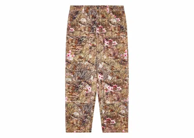 Pre-owned Sp5der Men's  Work Pant In Real Tree Camo In Multi