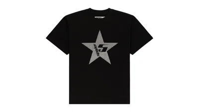 Pre-owned Sp5der Men's  Worldwide Five Day Tee Shirt In Black