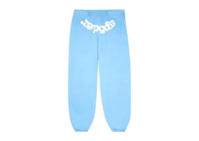 Pre-owned Sp5der Men's  Worldwide Sweatpant In Sky Blue