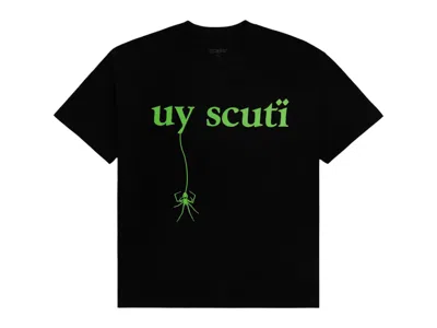 Pre-owned Sp5der Men's  X Uy Scuti Tee Shirt In Black/green In Multi