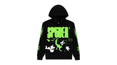 Pre-owned Sp5der Men's  Xray Hoodie In Black