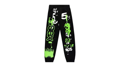 Pre-owned Sp5der Men's  Xray Sweatpant In Black