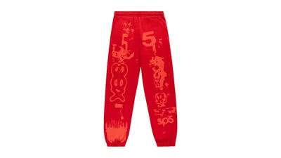 Pre-owned Sp5der Men's  Xray Sweatpant In Red