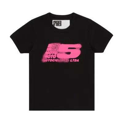 Pre-owned Sp5der Moto 5 Baby Tee 'black' | Men's Size Xl