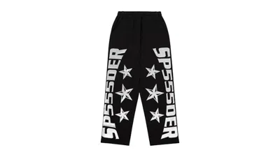 Pre-owned Sp5der Mx555 Sweatpant In Black