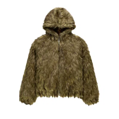 Pre-owned Sp5der Nocturnal Animal Jacket 'brown' | Men's Size L