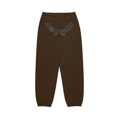 Pre-owned Sp5der Og Logo Sweatpant 'brown' | Men's Size Xl