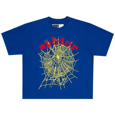 Pre-owned Sp5der Og Logo V2 Hw Tee 'navy'